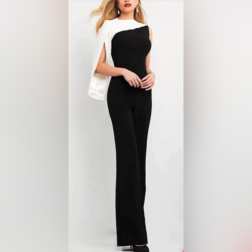 Jovani Black/Fuschia Jumper